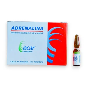 ADRENALINA 1 MG X 1 ML(ECAR)