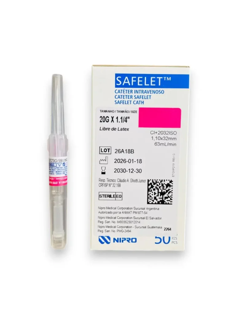 CATETER INTRAVENOSO SAFELET NIPRO 20GX1-1_4