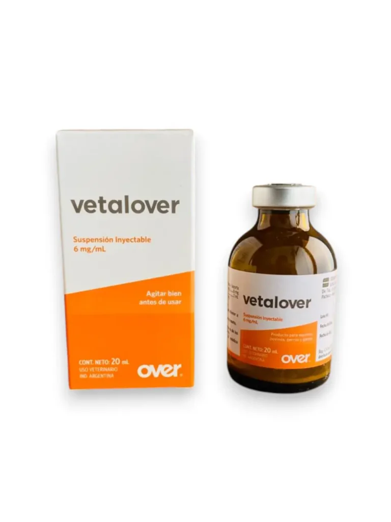 VETALOVER SUSPENCIÓN INYECTABLEX 20ML OVER