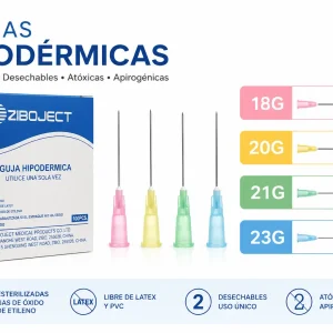 AGUJAS HIPODERMICAS X 1 1/2